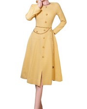 Brc By Burryco Long Sleeve Midi Dress Women's 12