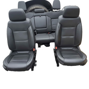 2019-2025 Sierra Silverado Crew Cab Heated Leather Seats Front Electric & Rear