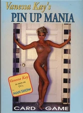 VANESSA KAY'S PIN UP MANIA CARD GAME with 2 autographs, as seen on THE MAN SHOW