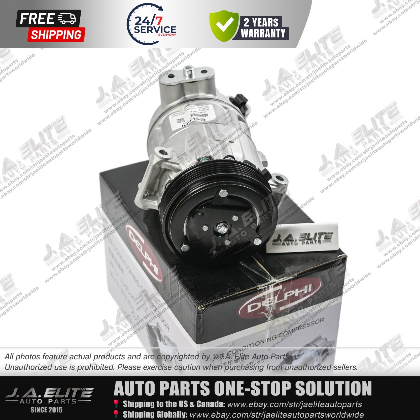 Delphi A/C Compressor fits Maserati Maserati Ghibli Levante Quattroporte 333332