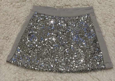 Mia Joy Girl's Skirt Grey Silver Size 3