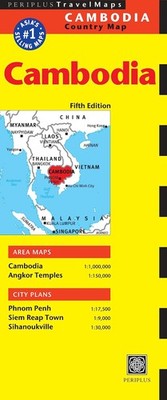 Cambodia Travel Map Fifth Edition (Periplus Travel Maps)
