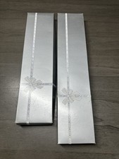Oleg Cassini Crystal Handle Wedding Cake Knife Server Set Engraved 1989