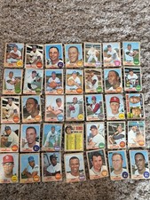 1968 Topps Baseball Lot Of (35) Lower Grade Some Dupes