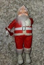 Vintage Santa Claus Shelf Sitter Christmas Holiday Decoration Figure Doll Toy
