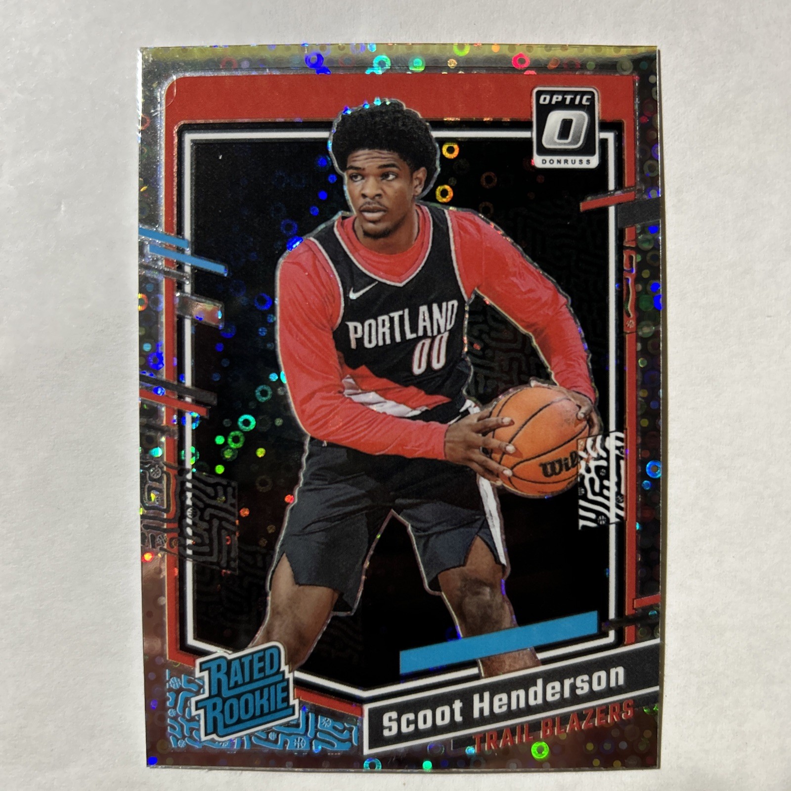2023-24 Donruss Optic - Rated Rookie Scoot Henderson #239 (RC) Disco Prizm