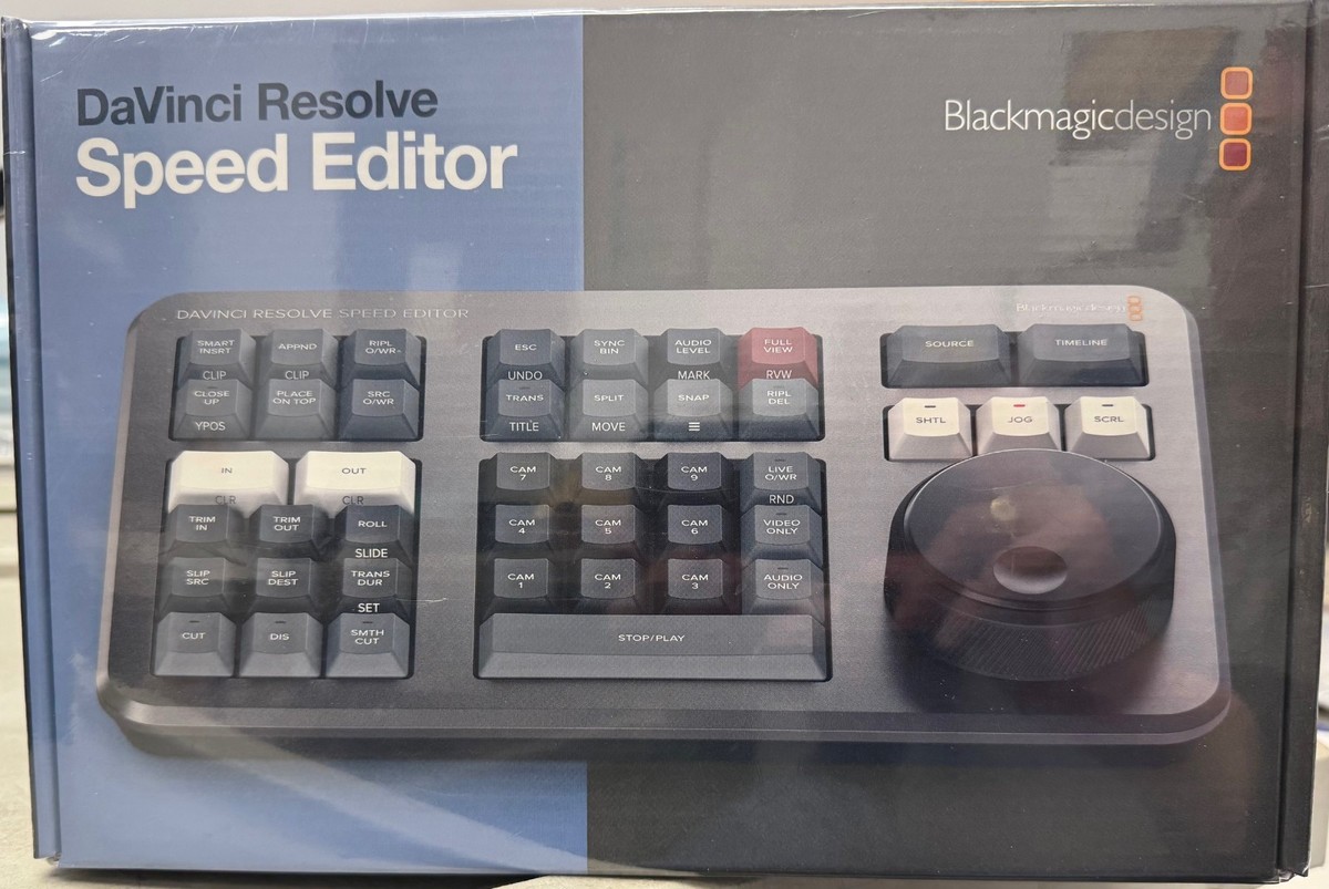 Blackmagic Design DaVinci Resolve Speed Editor (BM-DV/RES/BBPNLMLEKA)  9338716006988 | eBay