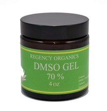 DMSO gel 70% in glass ointment jar