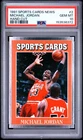 153536372 Michael Jordan 1991 Sports Cards News #2 PSA 10