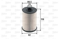 Valeo Kraftstofffilter 587924 Filtereinsatz FüR Peugeot 407 607 SW 9D 9U C6 C5 3
