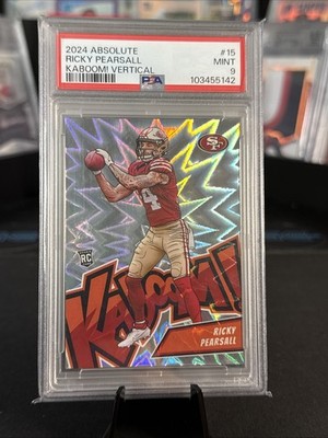 【超稀少】Pete Brown & Piblokto! / プロモ赤盤 2024 Panini Absolute - Kaboom! Vertical Ricky Pearsall #15 (RC
