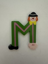 Sevi Holz-Buchstaben - Clown- Kinderzimmer - M - Buchstabe-