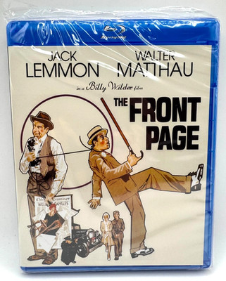 The Front Page Blu-ray - SPECIAL EDITION / NEW IN PLASTIC NIP! KINO LORBER