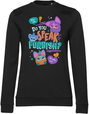 Furby Damen Pullover Do You Speak Furbish? Girly Sweatshirt HSB-53-FUR003