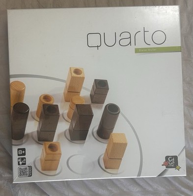 Quarto Board Game by Gigamic - Factory Sealed Brand New - Wooden Strategy