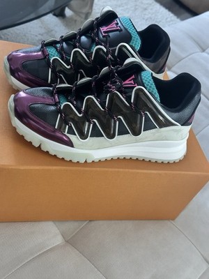 Size 9 - Louis Vuitton LV Trainer Monogram Denim for sale online
