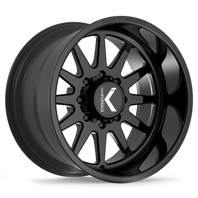 22x12 KG1 KT005 Clockwork Gloss Black FORGED Wheels 8x6.5 (-44mm) Set of 4