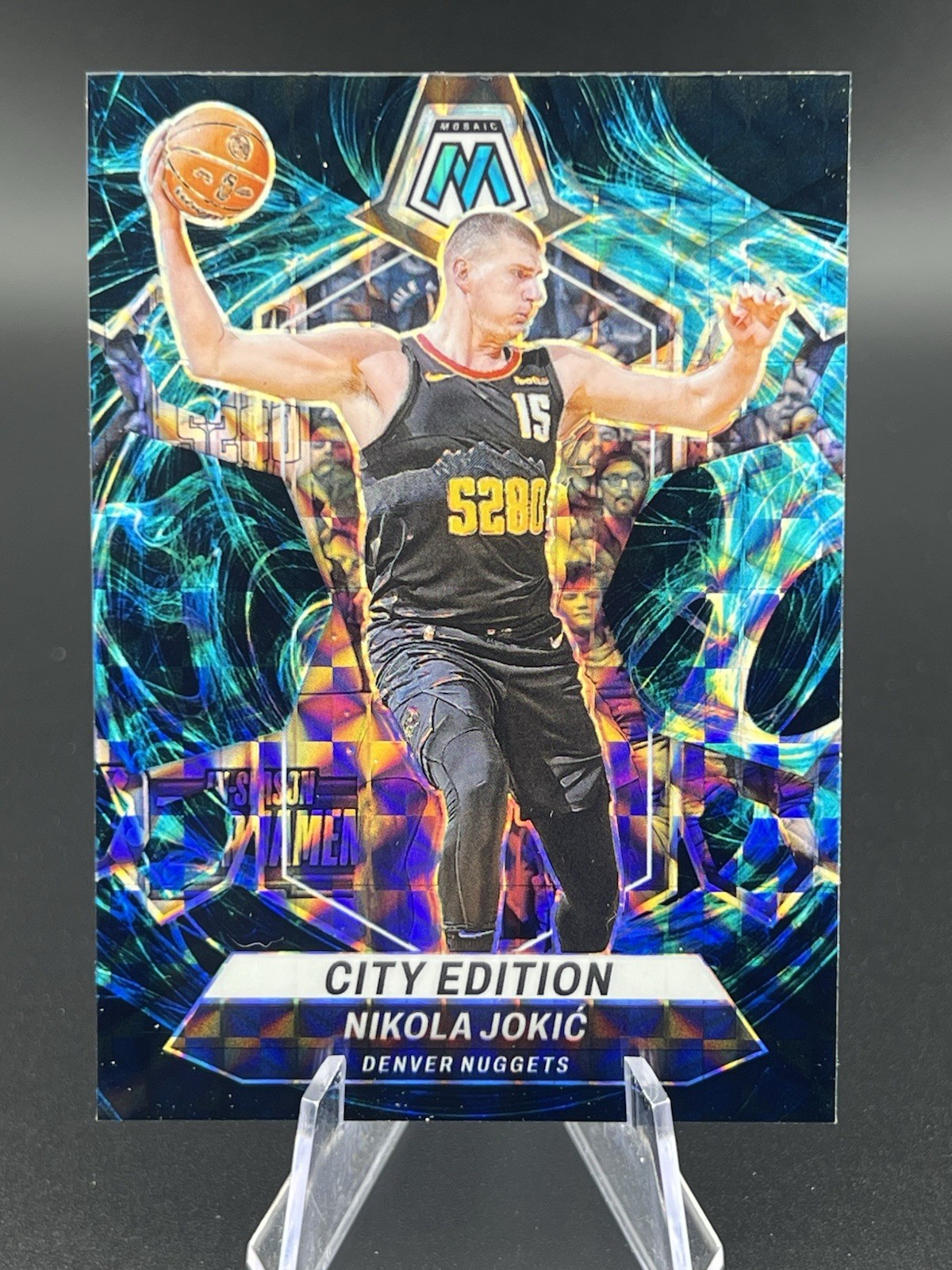 2023-24 Panini Mosaic City Edition Genesis Nikola Jokic #287 Nuggets