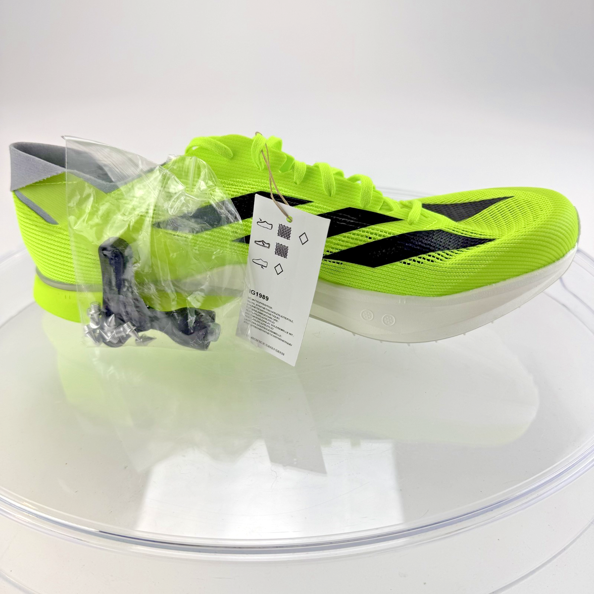 adidas Adizero Avanti Track Spikes Lucid Lemon IG1989 NWOB 