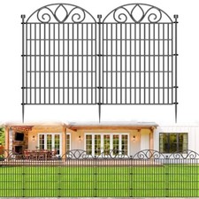 No Dig Garden Fence Outdoor for Yard, 10 Panels