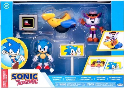 Sonic The Hedgehog Sonic Vs Fang 2.5-Inch Diorama Playset [Super