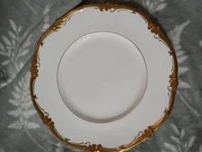 England Royal Cauldon Fine China 10.5" Dinner Plate White Y 9608 Eden