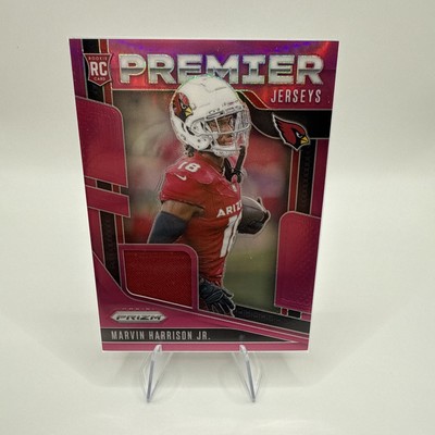Marvin Harrison Jr. Patch 2024 Panini Prizm Pink Pulsar Premier Jerseys #PJ-MHJ