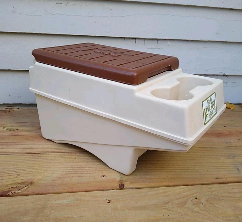 De colección 1982 IGLOO Little Kool Rest Enfriador Consola Apoyabrazos Soporte para Bebidas EE. UU. Foto 3 de 4