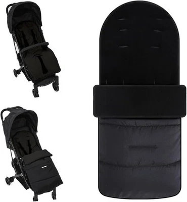 Black Universal Warm Baby Toddler Footmuff Cosy Toes Liner Buggy Pram Stroller
