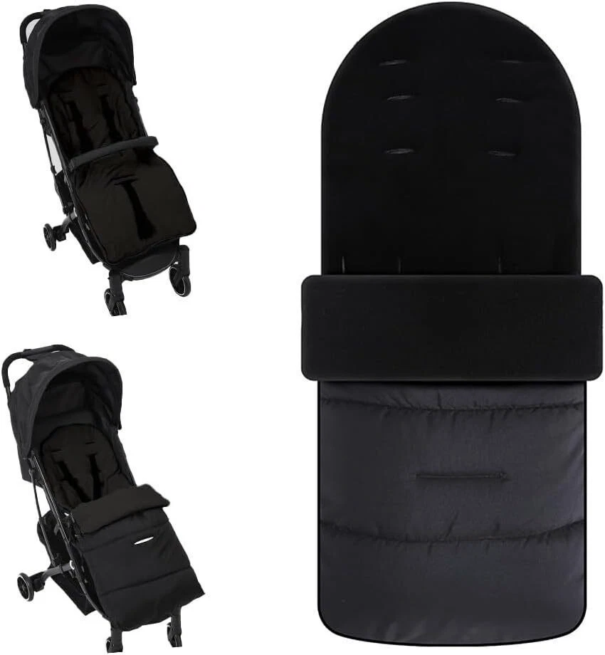 Schwarz Universal Warm Baby Kleinkind Fußsack Kuschel Zehen Liner Buggy Kinderwagen Buggy