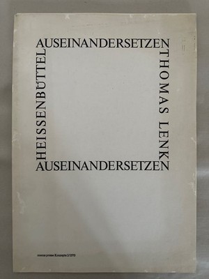 Auseinandersetzen (oder Was tut der Seemann mit Margareta). Sechs Texte für Thom