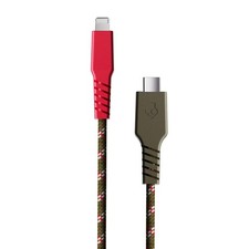 Skullcandy Line Braided Lig. Cable, 15W USB C to Lig, 6ft - ice/Cri 3 pk bund