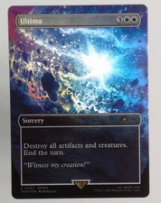 Ultima - Foil Borderless Final Fantasy Standard Showdown Promo MTG NEAR MINT