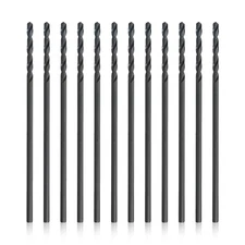 12 Pack 9/64" x 6" Aircraft Extension Drill Bits HSS Long Twist Drill Set