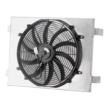 Shroud Electric Fan For 1955 1956 1957 Chevy Bel Air Del Ray Nomad 4.3/4.6L V8