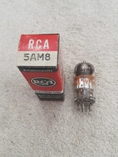 NOS RCA 5AM8 Vacuum tube