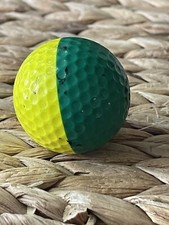 PING Two-Color Promotional Vintage Golf Ball Yellow/Green