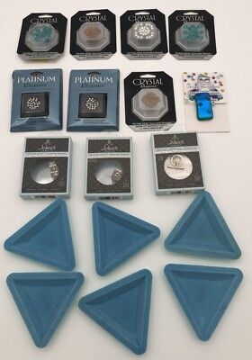 Jewelry Making Bead Lot Crystal & Platinum Elegance Jolee's Jewels Beads Lot