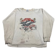 Vintage Desert Storm Sweatshirt Mens L 1991 Crewneck Military War