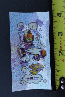Creature Skateboards Cody Lockwood Weed Car Z67B Glitter Skateboarding STICKER