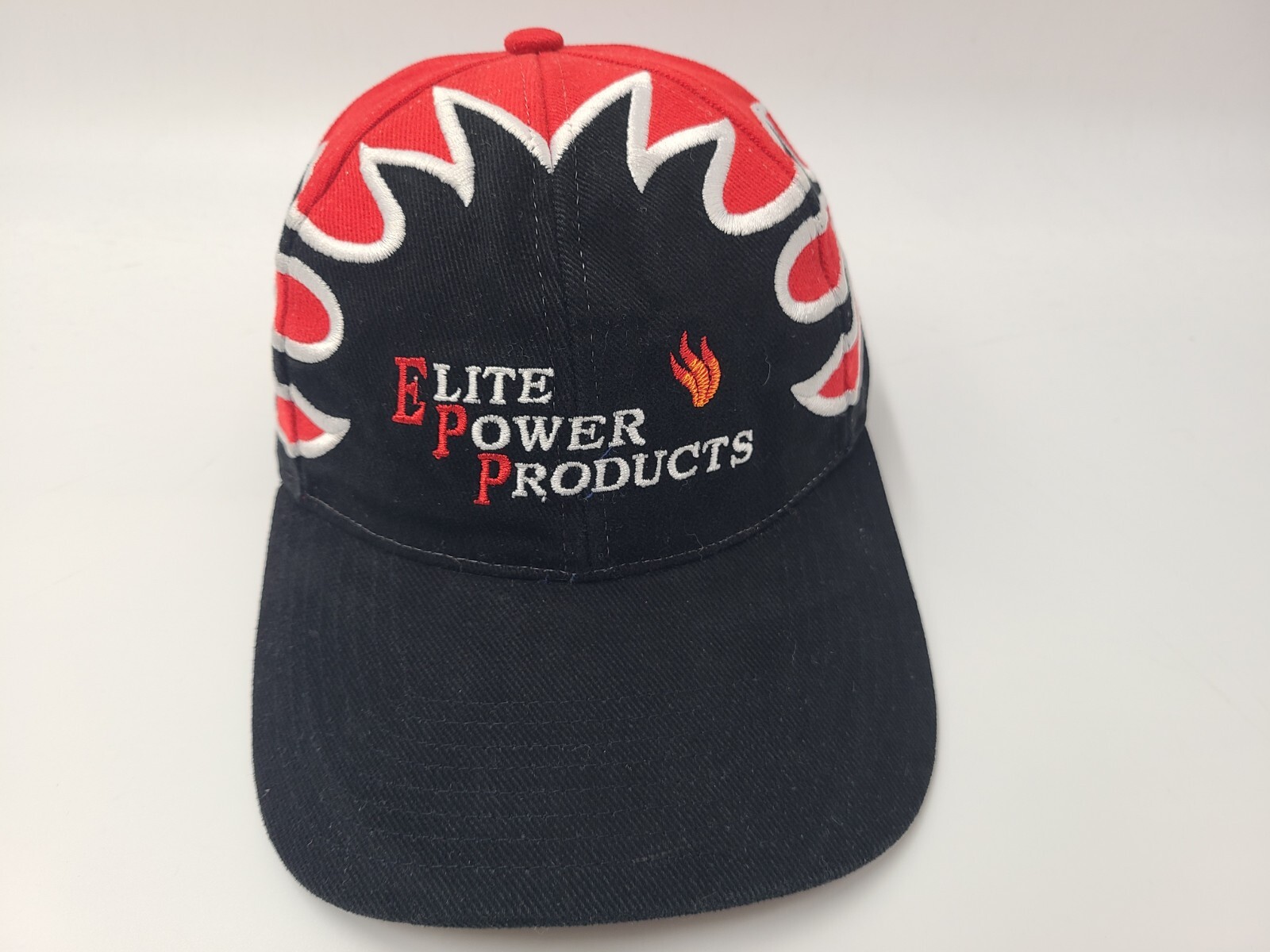 Vintage Elite Power Products Quality Fire Apparatus Flames Adjustable Hat Cap