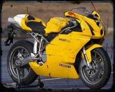 Ducati 749S 03 4 A4 Photo Print Motorbike Vintage Aged