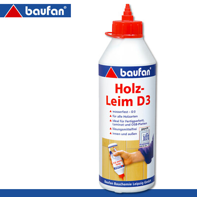 Baufan 1 kg Holz-Leim D3 Wasserfest Lösemittelfrei innen & außen