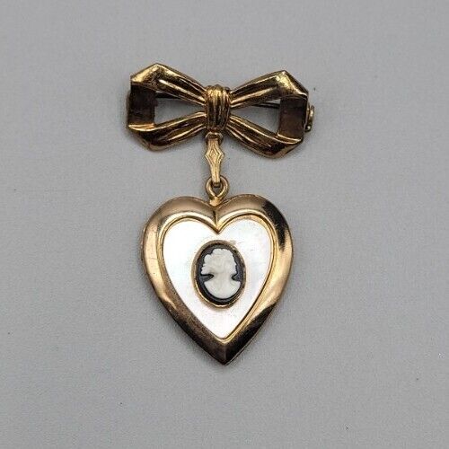 Heart Locket Hinged Enamel Pin