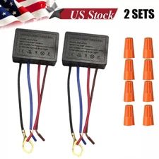2Set 3 Way Touch Sensor Dimmer, Touch Lamp Repair Kit Control Module Replacement