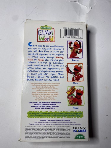 Elmos World - Babies, Dogs More (VHS, 2000) Sesame Street - Picture 3 of 4