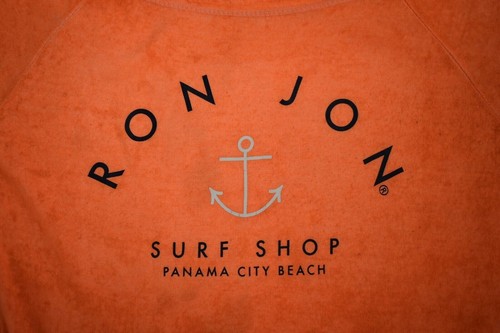 Ron Jon Girl Neon Orange Scoop Neck Long Sleeve Cotton Soft Graphic Sweatshirt S - Picture 6 of 10