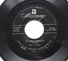 The Platters - The Great Pretender I'm Just A Dancing Partner - 45 RPM - Exc