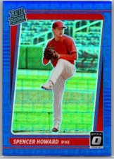 2021 Donruss Optic Rated Rookie RC Blue Pandora Prizm /99 Spencer Howard #67