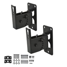 2-Pack Speaker Wall Mount Brackets Swivel Tilt for Small Speakers 30lbs
